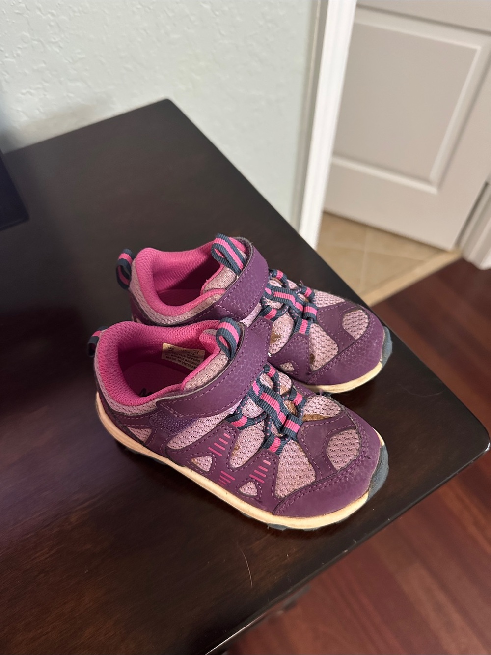 Merrell Purple and Pink Kids Hiking Boots